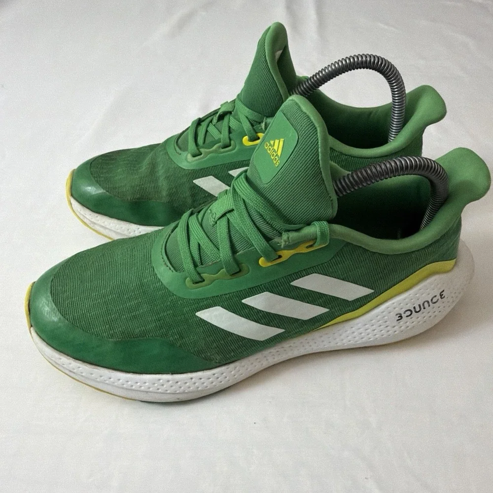 Adidas Bounce Men's Shoes Size 6.5 Vivid Green S29172 Athletic Running Gym Fit‎